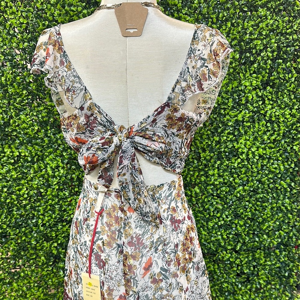 Floral Print Women's Dress By Raga - Picture 14 of 17